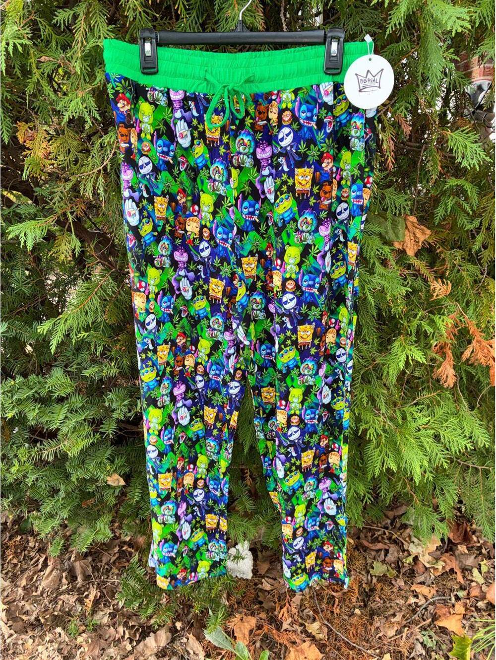 Serial Bamboo Thrifter Baked Buddies Lounge Pants Large NWT